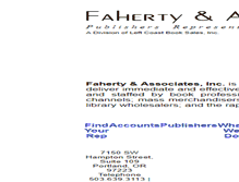 Tablet Screenshot of fahertybooks.com